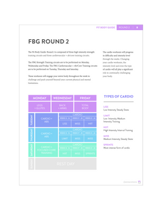 Fit Body Guide Round 2: Training